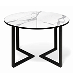 Стол обеденный раздвижной со столешницей белый мрамор Magali варинант исполнения - 2 | Loft Concept в Омске