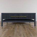 Кофейный стол Primo с двумя ящиками Черный дуб варинант исполнения - 2 | Loft Concept в Омске