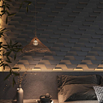 Гипсовая 3D Панель FIN варинант исполнения - 1 | Loft Concept в Омске