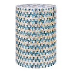 Столик с инкрустацией с перламутровым узором Rona варинант исполнения - 1 | Loft Concept в Омске