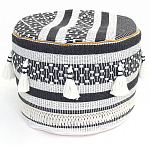 Пуф  Black and White Ornament варинант исполнения - 1 | Loft Concept в Омске