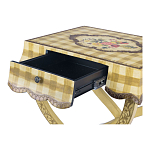 Приставной столик с ящиком в стиле ретро Vintage Rustic Tablecloth варинант исполнения - 3 | Loft Concept в Омске