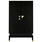 Платяной шкаф Elsa Dreams Black с 2-мя фасадами варинант исполнения - 5 | Loft Concept в Омске