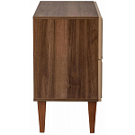 Тумба прикроватная бежевая из массива бука с 2-мя ящиками Wenge Light варинант исполнения - 3 | Loft Concept в Омске