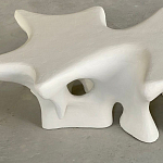 Кофейный стол природной формы Sirius White Coffee Table варинант исполнения - 1 | Loft Concept в Омске