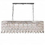 Люстра овальная с хрустальными подвесками Roul Crystal Light варинант исполнения - 6 | Loft Concept в Омске