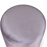 Пуф фиолетовый велюр на золотом металлическом основании Golden Belt варинант исполнения - 2 | Loft Concept в Омске