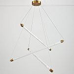 Светодиодная люстра Trumpet Tube Brass  варинант исполнения - 4 | Loft Concept в Омске