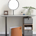 Консоль с зеркалом и  3-мя вращающимися ящиками Eloida варинант исполнения - 3 | Loft Concept в Омске