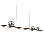 Светодиодная линейная люстра IONA Сhandelier black 103 варинант исполнения - 1 | Loft Concept в Омске