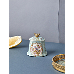 Шкатулка голубого цвета с рисунком и состаренным эффектом Eden Garden варинант исполнения - 7 | Loft Concept в Омске