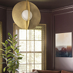 Подвесной светильник в форме золотых дисков Minimalist Lighting Fixture варинант исполнения - 3 | Loft Concept в Омске