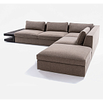 4-х местный Угловой модульный диван Zartаrn с приставным деревянным столиком варинант исполнения - 3 | Loft Concept в Омске