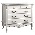 Комод белый из массива бука в стиле прованс White Provence варинант исполнения - 3 | Loft Concept в Омске