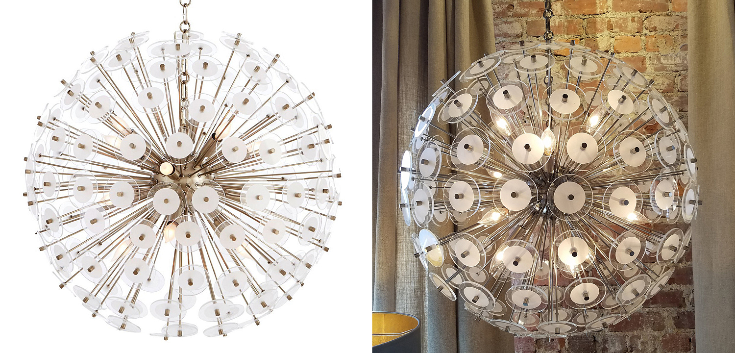 Люстра White Disco Glass Sputnik Chandelier 56 Люстра White Disco Glass Sputnik Chandelier 56 - Loft-Concept в Омске