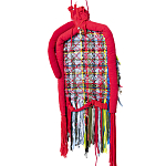 Настенный ковер разноцветный из одежды Heart варинант исполнения - 2 | Loft Concept в Омске