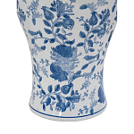 Ваза фарфоровая высокая с синими цветочными мотивами Independence варинант исполнения - 3 | Loft Concept в Омске