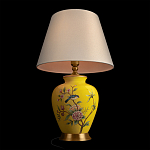 Настольная лампа желтая с изображением птиц Slip Away варинант исполнения - 10 | Loft Concept в Омске