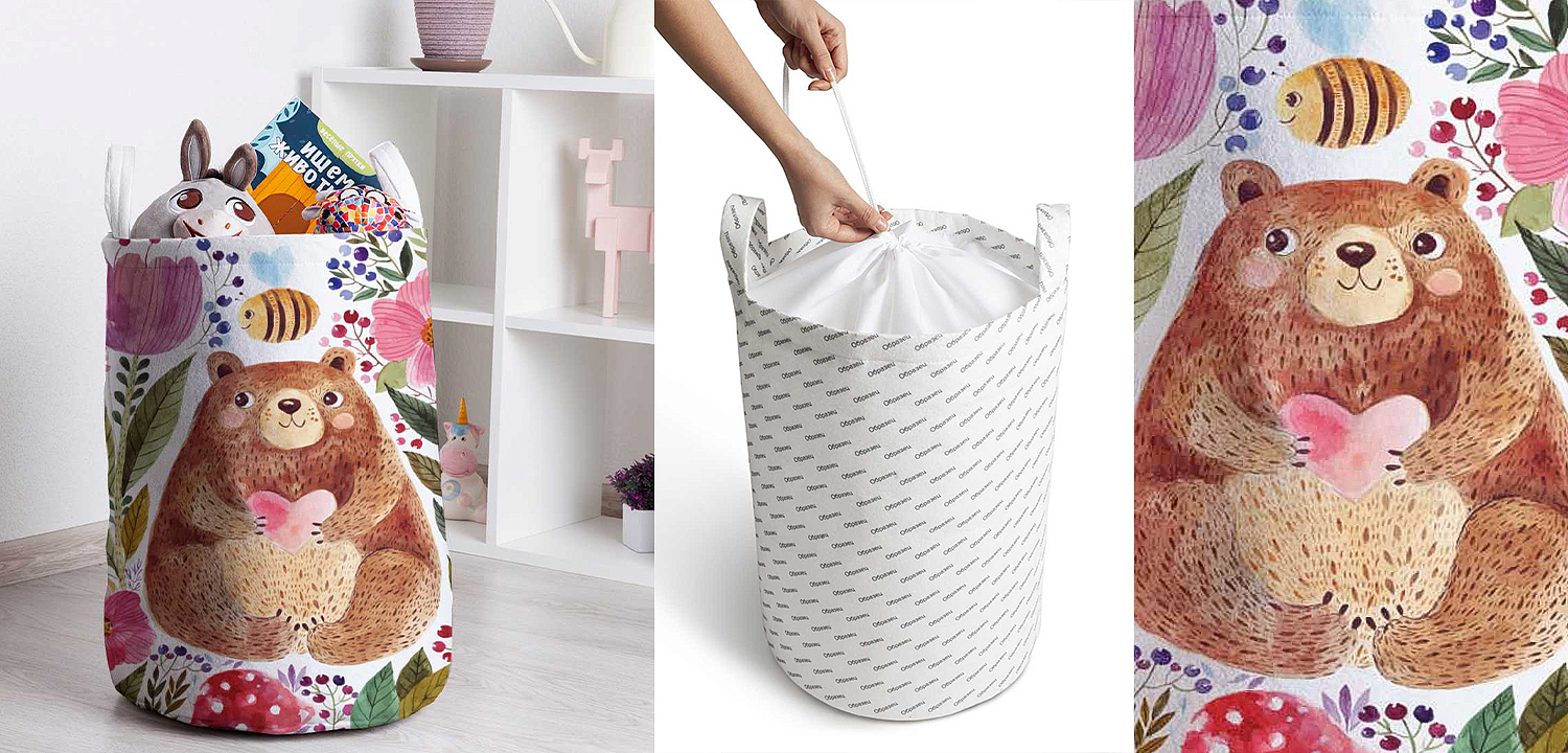 Корзина Love Bear Basket Корзина Love Bear Basket - Loft-Concept в Омске