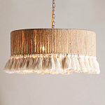 Люстра круглая плетеная с кисточками Solar Glow варинант исполнения - 9 | Loft Concept в Омске