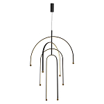 Люстра подвесная с дугообразными изогнутыми элементами Luke Lampco Tracer Lamp варинант исполнения - 5 | Loft Concept в Омске