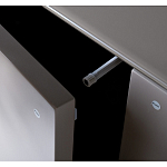 Комод со стеклянной столешницей и с выдвижными ящиками Minimalist Accent варинант исполнения - 4 | Loft Concept в Омске