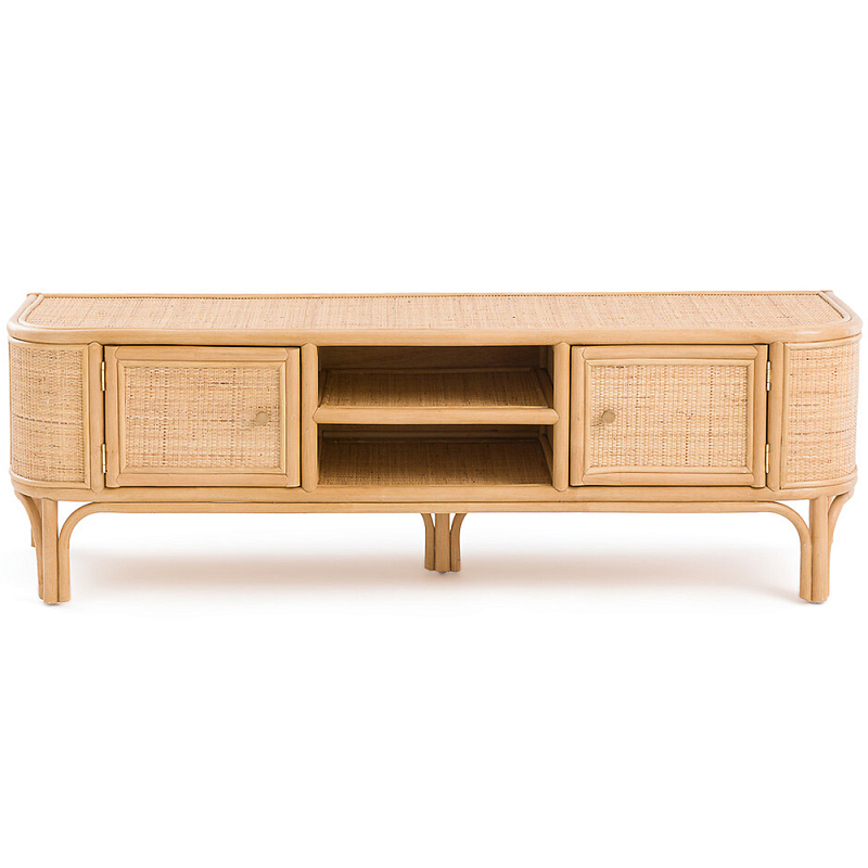 ТВ-тумба из плетеного ротанга Simone Rattan TV Stand ТВ-тумба из плетеного ротанга Simone Rattan TV Stand в Омске | Loft Concept