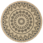 Ковер круглый из комбинированного состава Fantasy варинант исполнения - 1 | Loft Concept в Омске