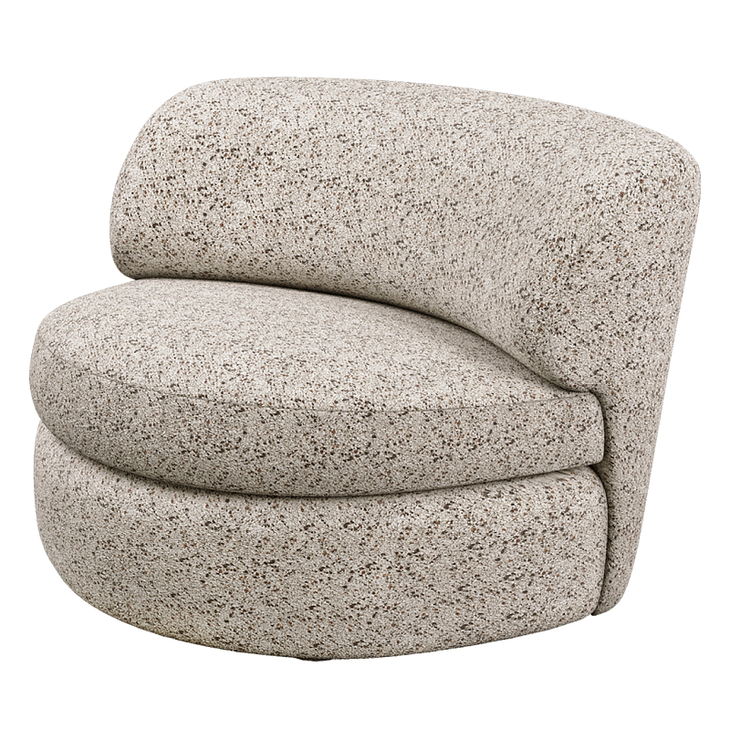 Кресло Ulysses Молочный Серый в Омске | Loft Concept 