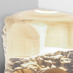 Встраиваемый в стену гипсовый светильник под покраску в античном стиле Antiquity Athena варинант исполнения - 11 | Loft Concept в Омске