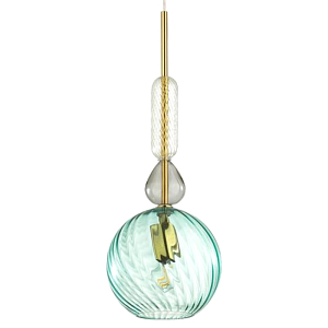 Подвесной Geometry Glass Бирюзовый