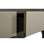 Консоль тёмно-коричневого цвета с 2-мя ящиками Gladstone варинант исполнения - 4 | Loft Concept в Омске