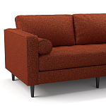 Мебельная ткань Шенилл терракотовый цвет 138 см T4-44 варинант исполнения - 1 | Loft Concept в Омске