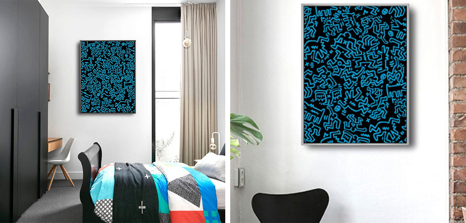 Постер Keith Haring 7 Постер Keith Haring 7 - Loft-Concept в Омске