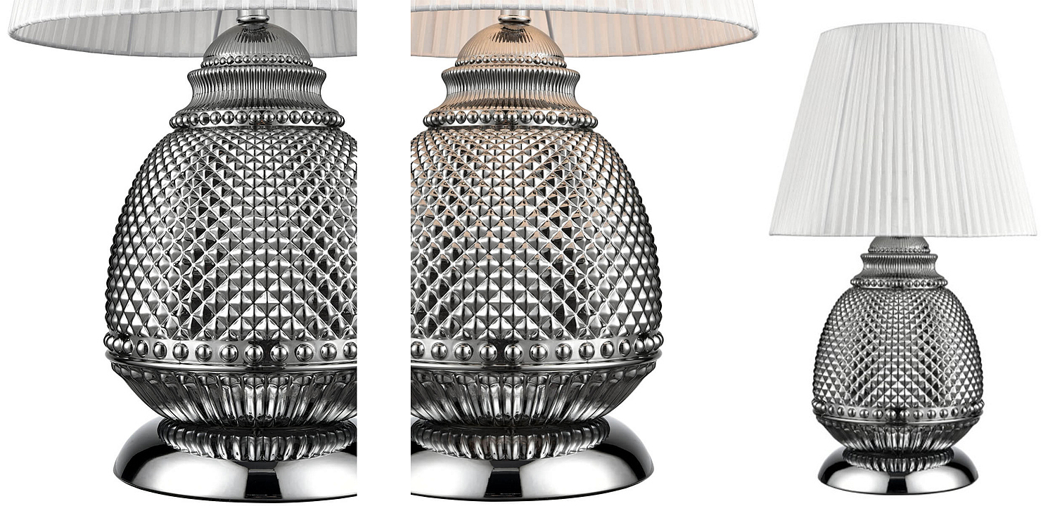 Настольная лампа Gloria Chrome Table Lamp Настольная лампа Gloria Chrome Table Lamp - Loft-Concept в Омске