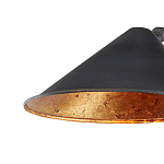 Бра настенное на тонком кронштейне с 2-мя конусообразными плафонами Vintage Reading Light варинант исполнения - 1 | Loft Concept в Омске