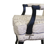 Кресло c растительным орнаментом Aubrey Classical Armchair beige jacquard варинант исполнения - 4 | Loft Concept в Омске