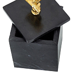 Мраморная шкатулка с бюстом из металла KELLY WEARSTLER варинант исполнения - 5 | Loft Concept в Омске