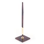 Ручка шариковая на подставке из натурального камня Обсидиан Stone Pens варинант исполнения - 2 | Loft Concept в Омске