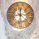 Часы настенные из металла в стиле лофт Clock with History варинант исполнения - 2 | Loft Concept в Омске