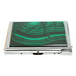 Портсигар на 10 сигарет с газовой зажигалкой из натурального камня Малахит Stone Cigarettes Cases варинант исполнения - 5 | Loft Concept в Омске