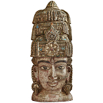 Арт-объект на стену Маска из массива акации Acacia Mask варинант исполнения - 4 | Loft Concept в Омске