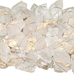 Люстра светодиодная фактурная в форме кольца Amber Crystal варинант исполнения - 1 | Loft Concept в Омске