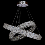 Люстра на 2 кольца с текстурной огранкой Reflection of Reality варинант исполнения - 6 | Loft Concept в Омске