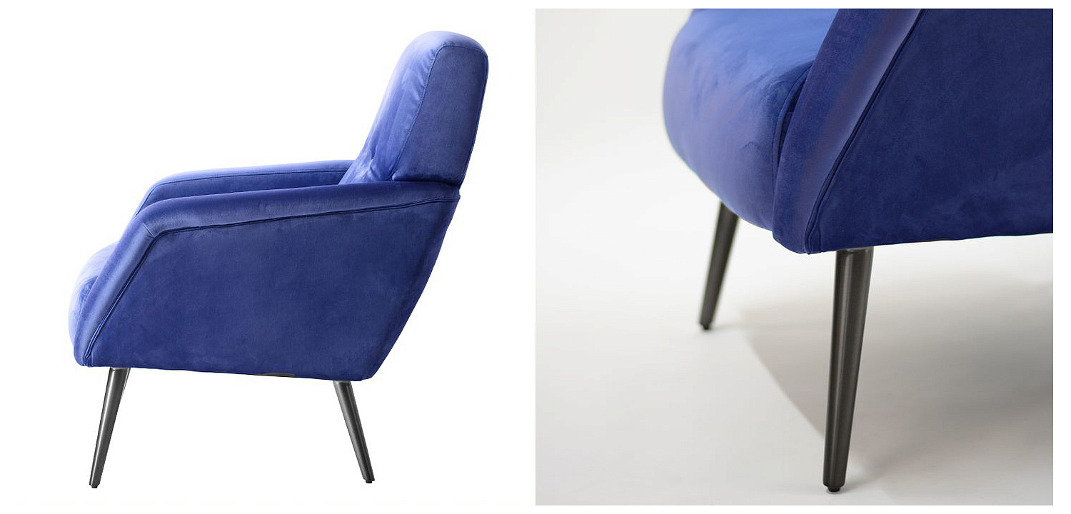 Кресло Diaspro Chair blue Кресло Diaspro Chair blue - Loft-Concept в Омске