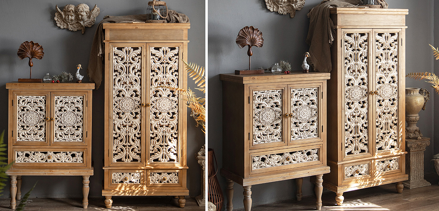 Шкаф Noemie Provence Cabinet Шкаф Noemie Provence Cabinet - Loft-Concept в Омске