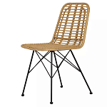 Стул с ротанговым плетением Wicker Stool без подлокотников варинант исполнения - 4 | Loft Concept в Омске
