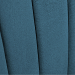 Барный стул со спинкой на 4-х деревянных ножках Синий Велюр Ava Charm варинант исполнения - 4 | Loft Concept в Омске