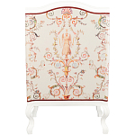 Кресло из массива бука бежевое с растительным орнаментом Raffael Beige Floral Armchair варинант исполнения - 2 | Loft Concept в Омске