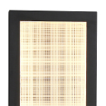 Светодиодное прямоугольное бра из металла черного цвета Lattice Lux варинант исполнения - 6 | Loft Concept в Омске